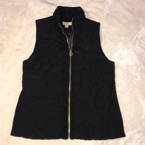 Michael Kors Puffer Vest with Gold Zipper Small